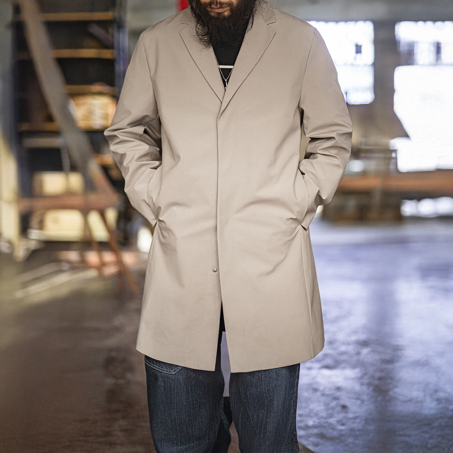 Vintage Windbreaker Nylon - Trench da uomo Maden Cappotto Mac
