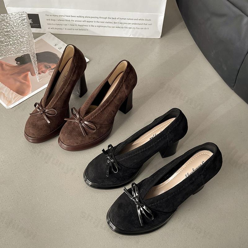 Vintage Outdoor Fashion - Tacchi alti da donna 2025 Primavera