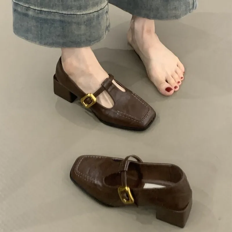 Vintage Fashion Dresses - Scarpe Mary Jane da donna con
