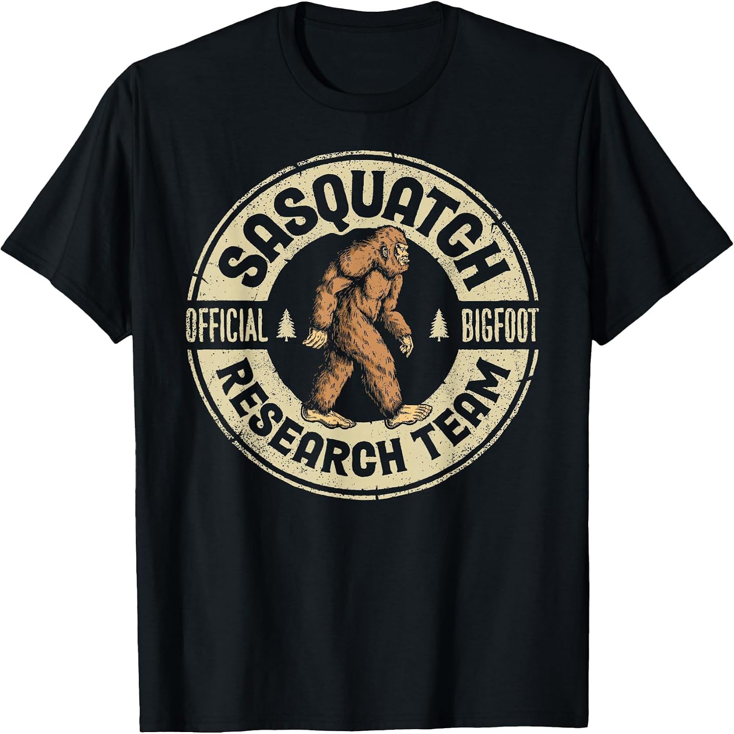 Vintage Fashion Research - Maglietta unisex Bigfoot Research Team, stile