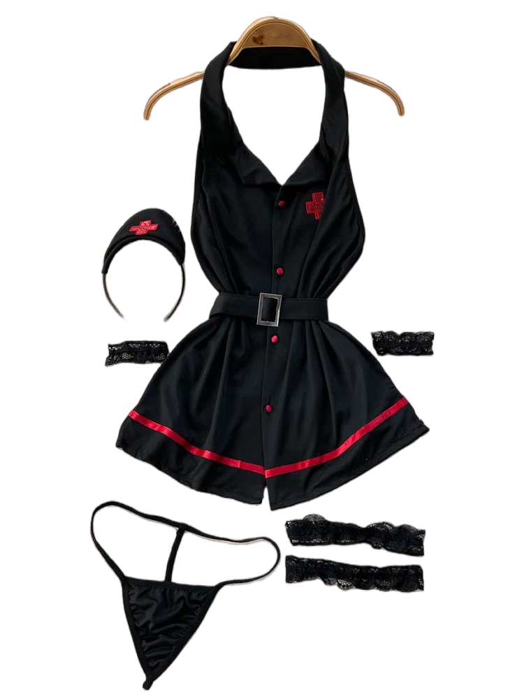 Vintage Fashion Dresses - Completo Set Lingerie Sexy da Donna