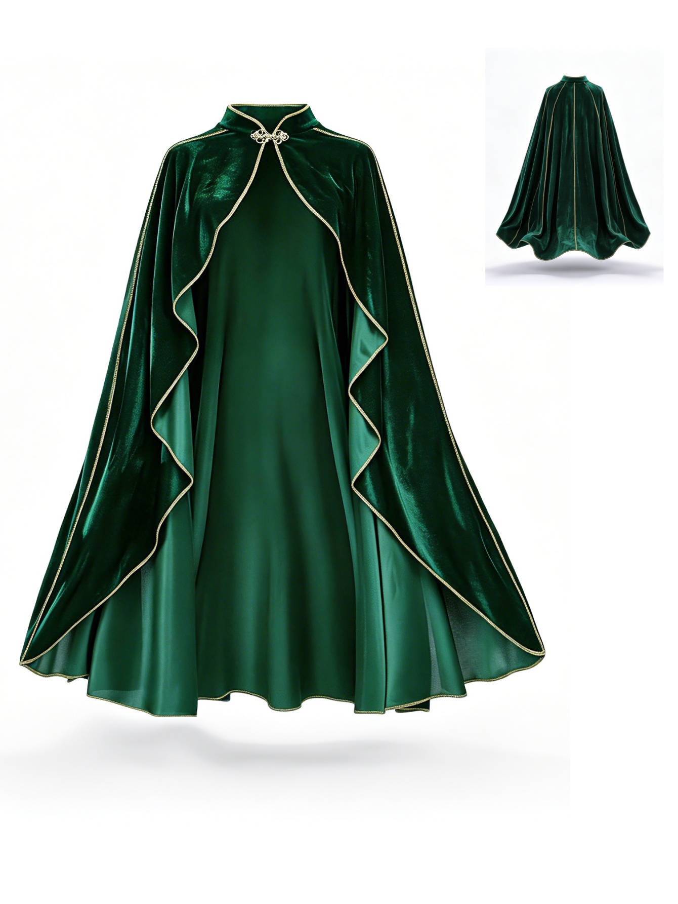Vintage Fashion Dresses - Mantello Vintage da Donna in Velluto