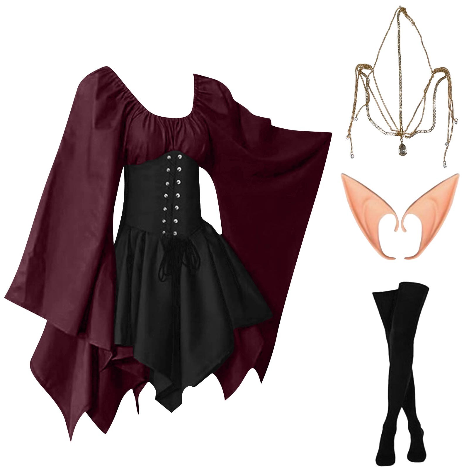 Halloween Cosplay Palazzo Vict - Vintage Fashion Dresses recensione e prezzo
