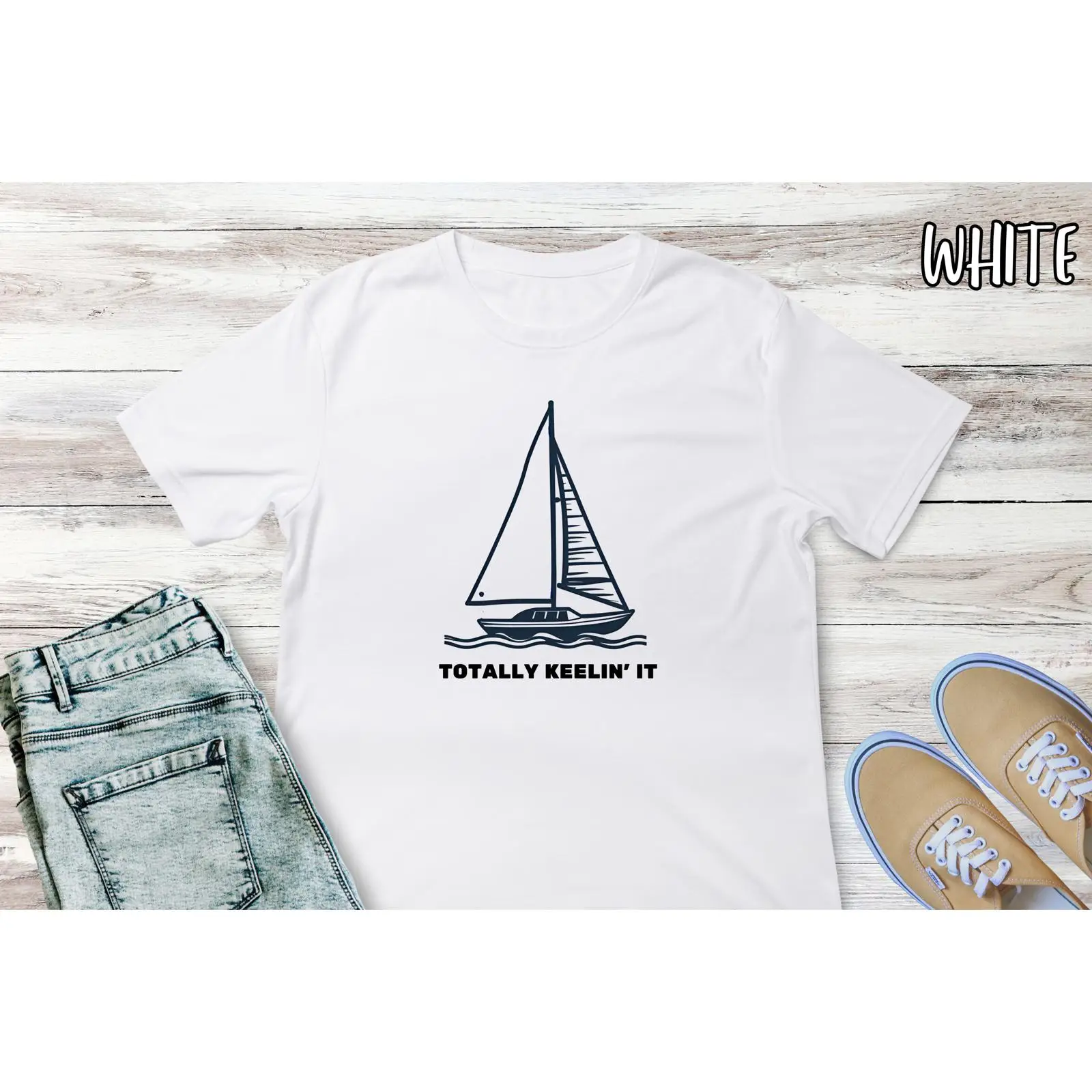 Divertente maglietta nautica c - Vintage Fashion Quotes recensione e prezzo