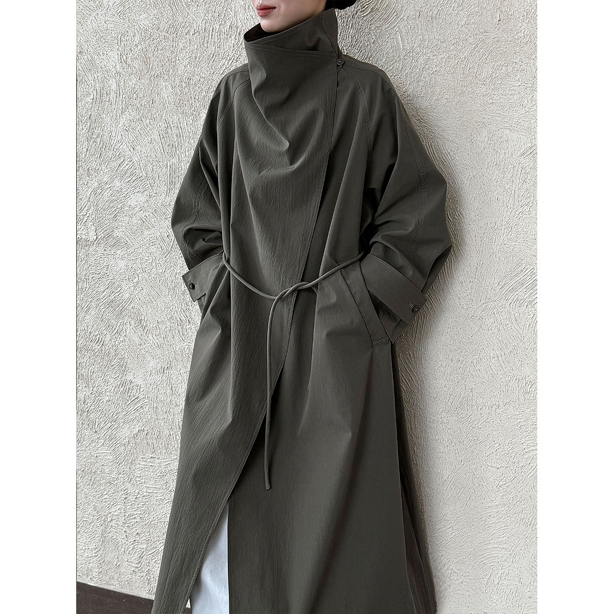 Trench lungo da donna 2026, nu - Vintage Windbreaker Nylon recensione e prezzo