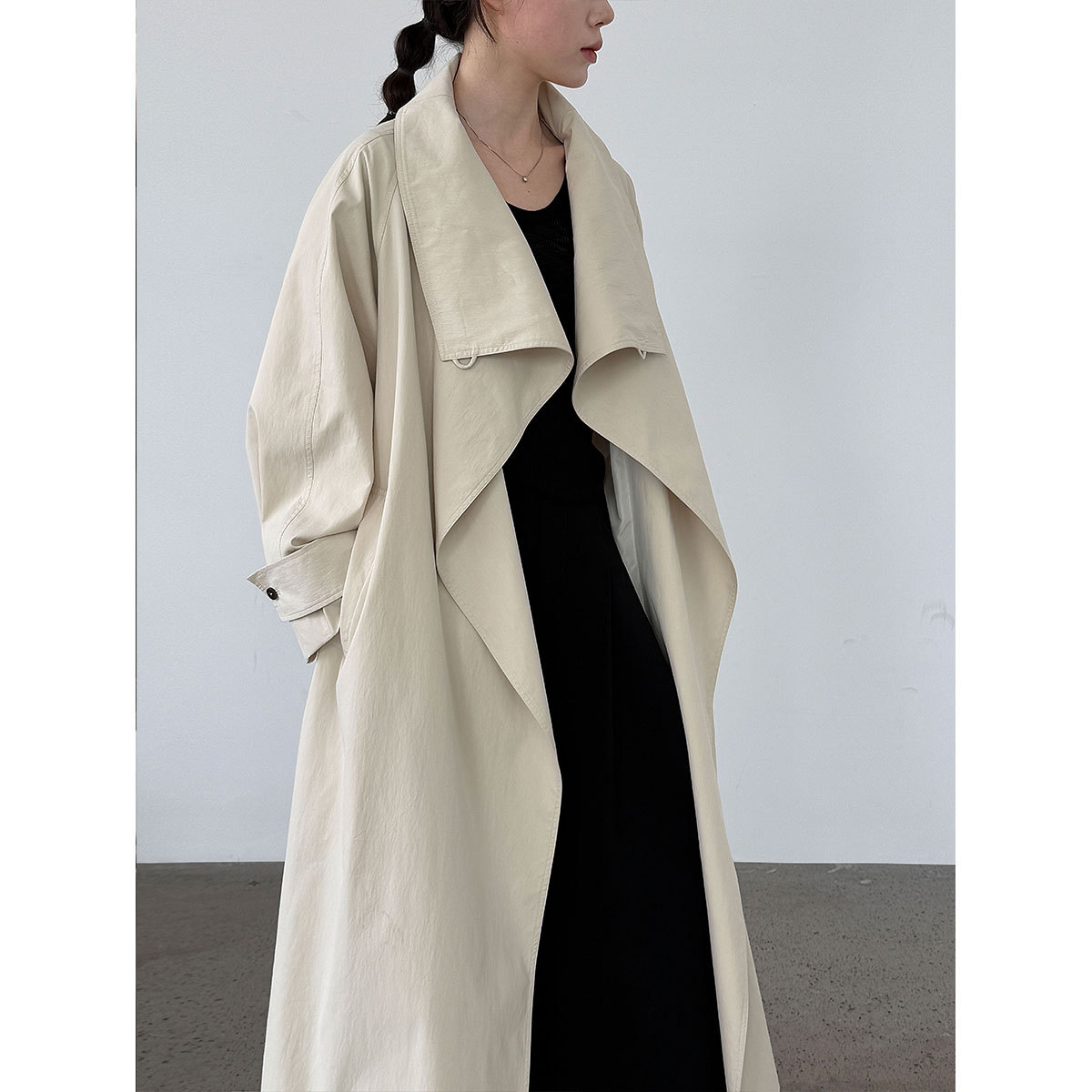 Trench lungo da donna 2026, nu - Vintage Windbreaker Nylon recensione e prezzo