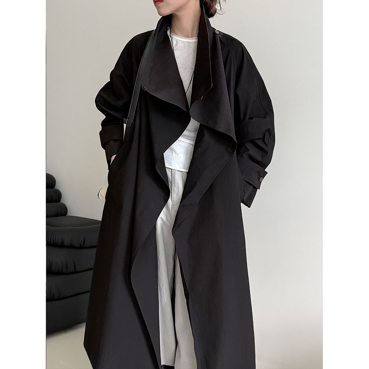 Trench lungo da donna 2026, nu - Vintage Windbreaker Nylon recensione e prezzo